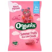 Organix Rice Cakes Summer Fruit Clouds 40g